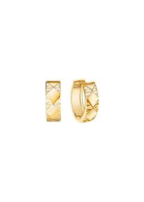 Diamonds by Ellen K. Fascination by Ellen K. Klappcreolen 585/- Gelbgold bicolor glanz/diam.