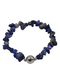 Steuer Modeschmuck Armband Splitter- Lapislazuli blau