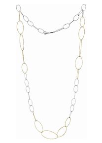 Der Kettenmacher Fantasy Kette 925/- Sterling Silber rhodiniert/vergoldet 80 cm