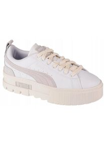 Puma - Damen Sneaker "Mayze Thrited", Wildleder (Wei&szlig;/Beige)