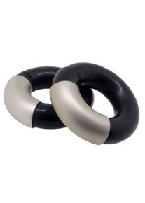 DeMarie Ohrringe 925 Sterling Silber Kautschuk