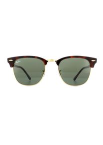 Ray-Ban Sonnenbrille Clubmaster 3016 W0366 Havanna Gr&uuml;n G-15 Gro&szlig; 51mm