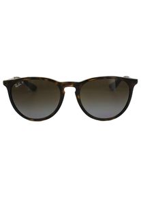 Ray-Ban Sonnenbrille Erika 4171 710/T5 Tortoise & Gunmetal Braun Gradient Polarisiert