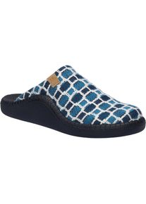 Josef Seibel Damen Hausschuh Monaco D 03 in t&uuml;rkis-multi
