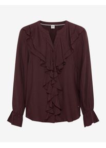 Brax Damen Bluse Style VIVE blackberry violet, dunkles lila, Gr. 32