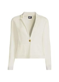 LANDS' END Feinstrick-Blazer aus Baumwolle, Damen,  Wei&szlig;, by Lands' End