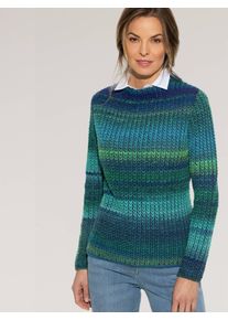 Walbusch Grobstrick-Pullover Farbverlauf