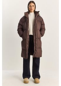 Kapuzenschlafjacke mit langen &Auml;rmeln und Taschen