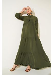 Maxikleid mit Schleifendetail