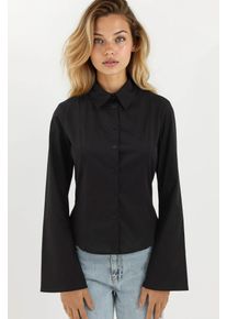 Tailliertes Langarmshirt