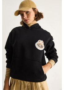 Kapuzensweatshirt mit Stickerei