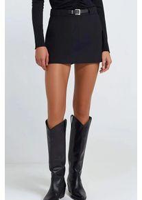 Hohe Taille Mini-Shorts