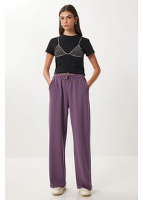Hosen mit weitem Bein und Kordelzug