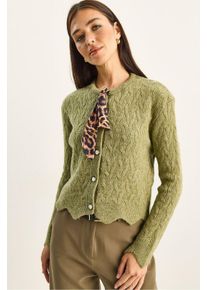 Strickjacke mit strukturiertem Design