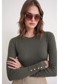 Rundhals Strickpullover