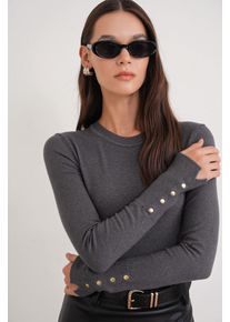 Rundhals Strickpullover