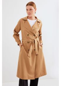 Doppelt gekn&ouml;pfter langer Trenchcoat