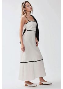 Maxikleid mit quadratischem Ausschnitt
