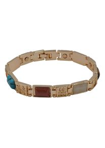 Steuer Modeschmuck Armband Echtstein mehrfarbig Magnet