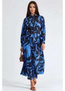 G&uuml;rteldetailliertes Maxikleid