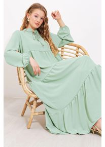 Maxikleid mit Schleifendetail