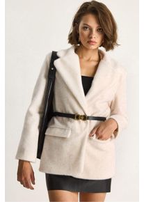 Samtjacke mit G&uuml;rtel