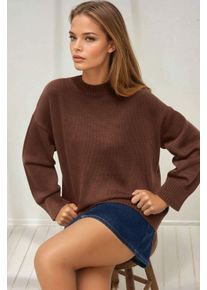 Rundhals Bequemer Pullover