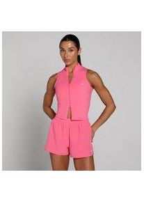 Myprotein MP Damen Tempo Durchgehender Rei&szlig;verschluss Vest - Leuchtendes Pink - XXL