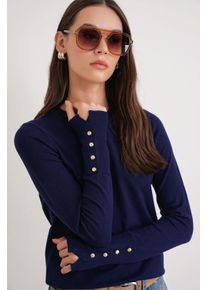 Rundhals Strickpullover