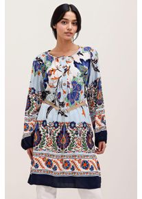 Bl&uuml;hendes Mini-Kleid mit Schleife