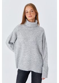 Dicker Turtleneck Lockere Passform Pullover