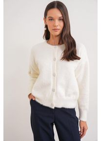 Gekn&ouml;pfter Oversize Strick-Cardigan