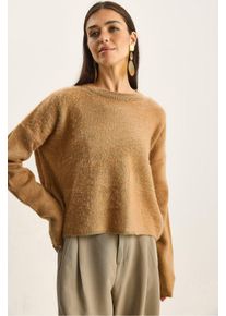 Rundhals Strickpullover