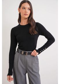 Rundhals Strickpullover