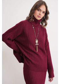 Oversize-Ripp-Strickpullover