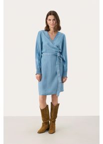 PART TWO Kleid Feminine Form blue