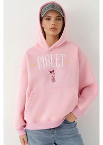 &Uuml;bergro&szlig;er bedruckter Kapuzenpullover