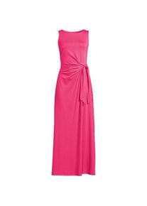 LANDS' END Maxikleid aus Baumwolle/Modal mit Bindeband, Damen,  Pink, Baumwolle Modal, by Lands' End