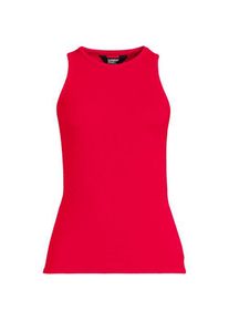 LANDS' END &Auml;rmelloses, geripptes Top, Damen,  Pink, Elasthan/Viskose/Viskose-Mischung, by Lands' End