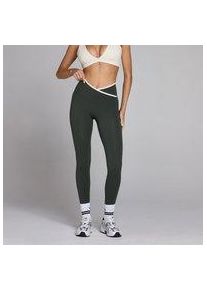 Myprotein MP Damen Tempo Contrast Leggings - Schwarz Verwaschen - XXL