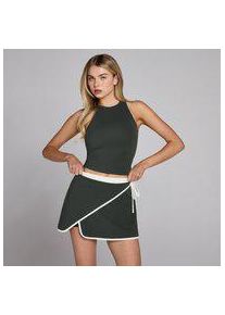 Myprotein MP Damen Tempo Top mit hohem Kragen - Schwarz verwaschen - XS