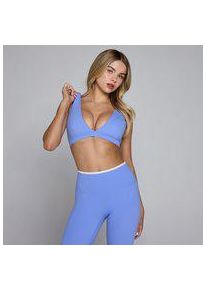 Myprotein MP Damen Tempo Triangle Sport-BH - Kornblumenblau - XXL
