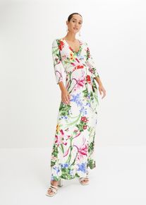 bonprix Maxikleid, wei&szlig;, Gr.44/46 (L), Modernes Maxikleid mit sch&ouml;nem Druck