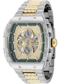 Invicta S1 Rally 50236 Herrenuhr - Quarzwerk - Edelstahl mit goldenem Zifferblatt - 47 mm