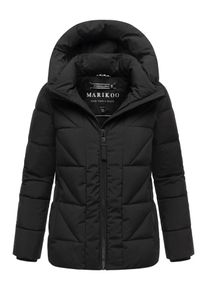 Marikoo Damen Winterjacke Kuschelnasee mit Kapuze und Fleecefutter
