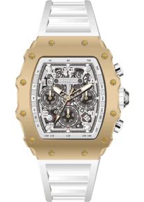 Invicta Racing 69701 Herrenuhr - Quarzwerk - Acryl mit silbernem Zifferblatt - 43 mm