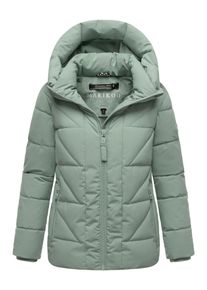 Marikoo Damen Winterjacke Kuschelnasee mit Kapuze und Fleecefutter