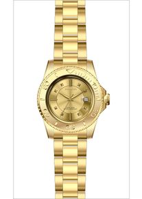 Invicta Pro Diver 50397 Herrenuhr - Quarzwerk - Edelstahl mit goldenem Zifferblatt - 40 mm