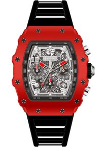 Invicta Racing 69710 Herrenuhr - Quarzwerk - Acryl mit silbernem Zifferblatt - 43 mm
