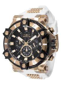 Invicta Bolt 49806 Herren Uhr - Quartz Bewegung - Edelstahl mit schwarzem Zifferblatt - 52 mm